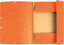 Snoddmapp A4 3-klaff orange