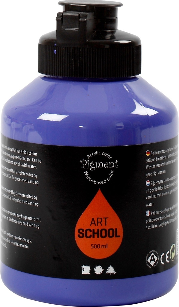 Akrylfärg Pigment 500ml lila
