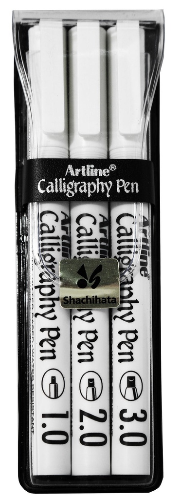 Kalligrafi Artline svart 3/set