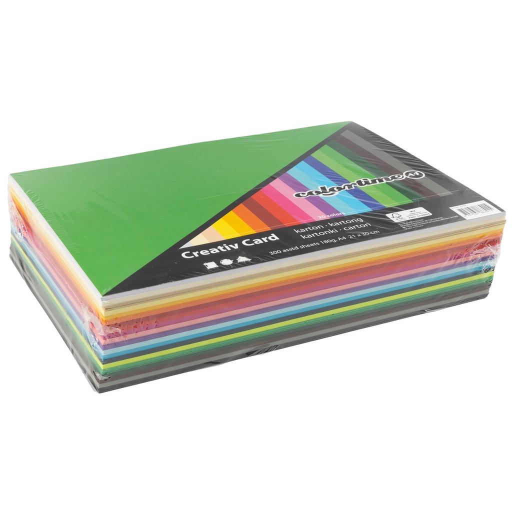 Creativ Kartong A4 180g 300/fp
