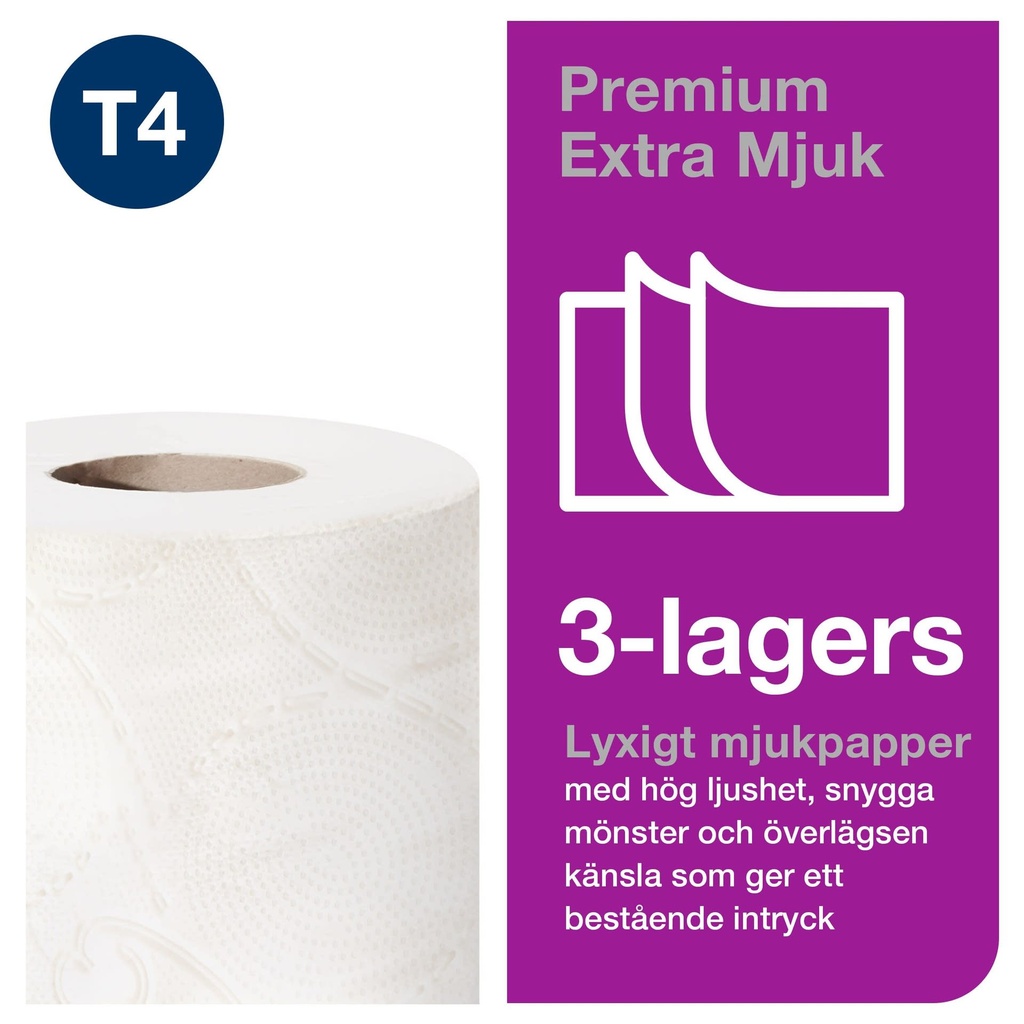 Toalettppr Tork Prem 3-lag 56/
