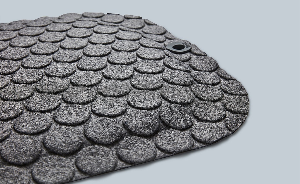 Matta StandUp Circle Grey 53x77 cm