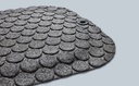 Matta StandUp Circle Grey 53x77 cm