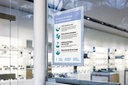Duraframe Magnetic A4 röd 5/fp