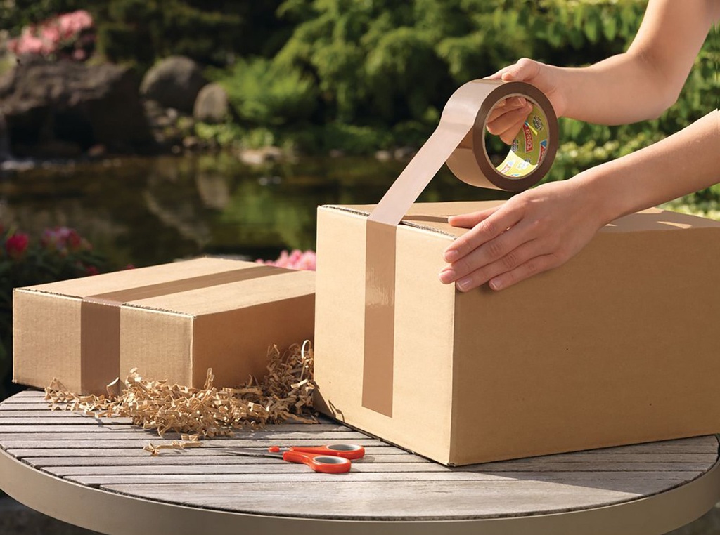 Packtejp eco 66mx50mm brun