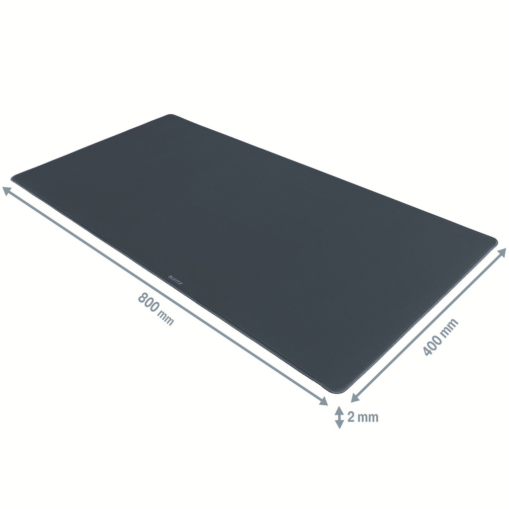 Skrivunderlägg Leitz 80x40 grå