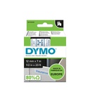 Märkband Dymo D1 blå/vit  12mm
