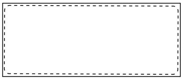 Trp.etikett 105x220mm falsad