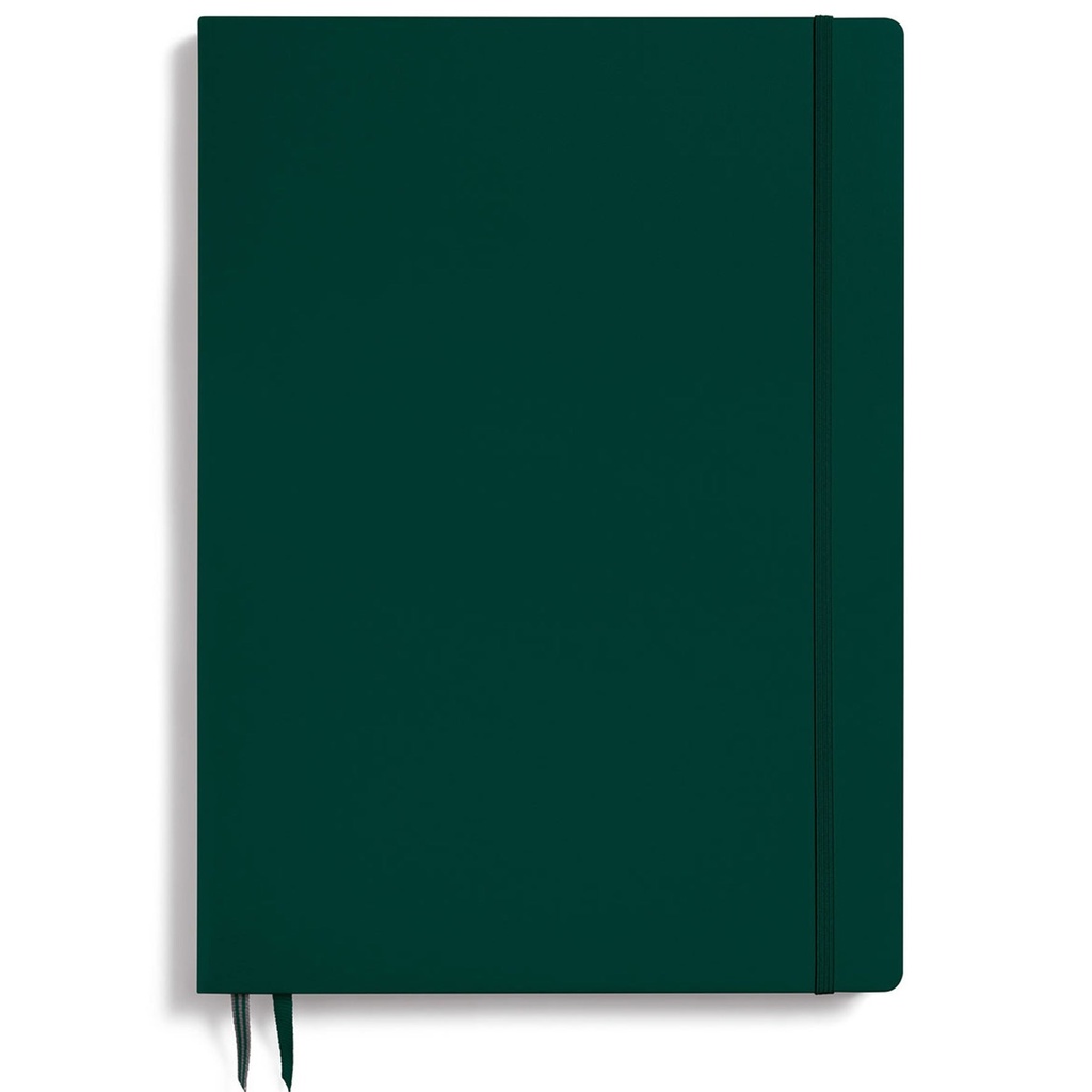 Ant.bok A4+ linj forest green