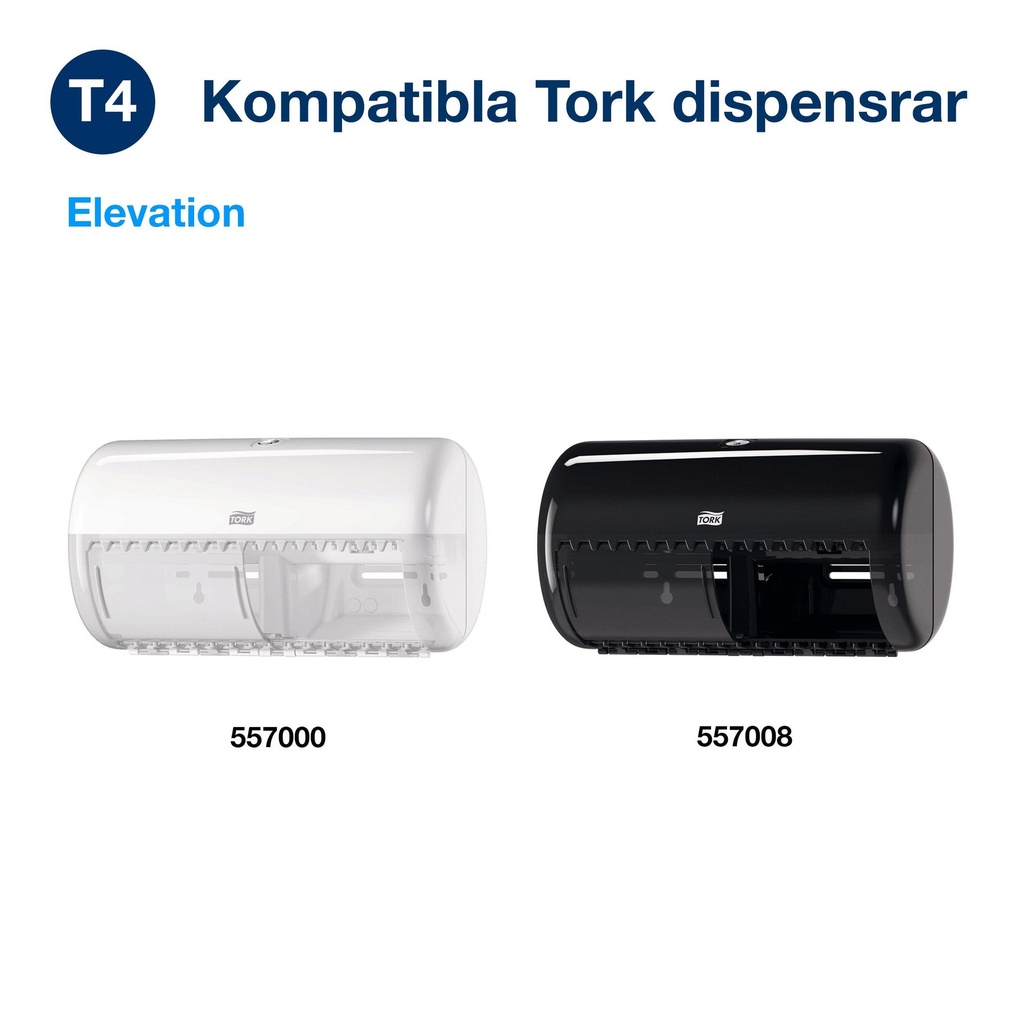 Toalettpapper T4 Advanced 2lags, 24 rullar/fp