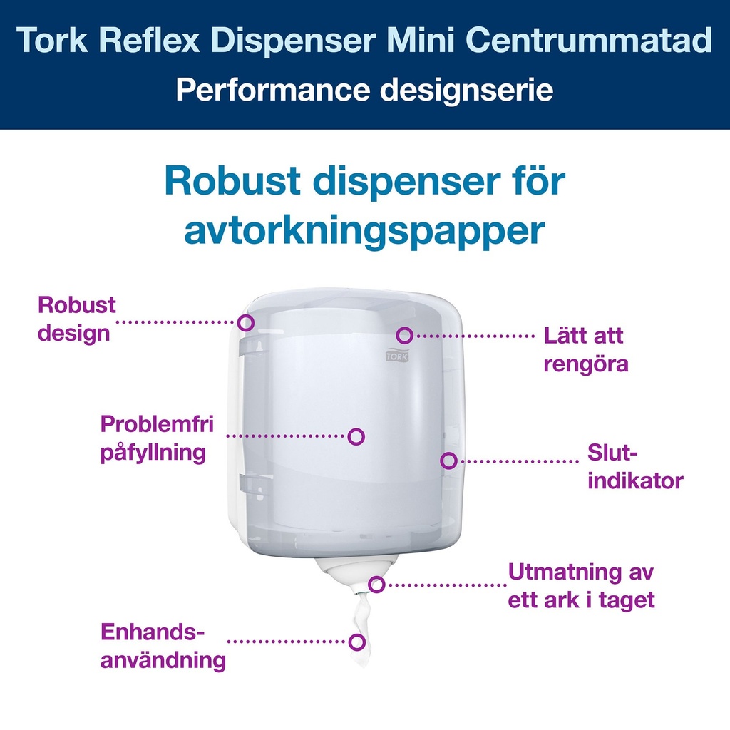 Dispenser Tork Reflex®Centrum
