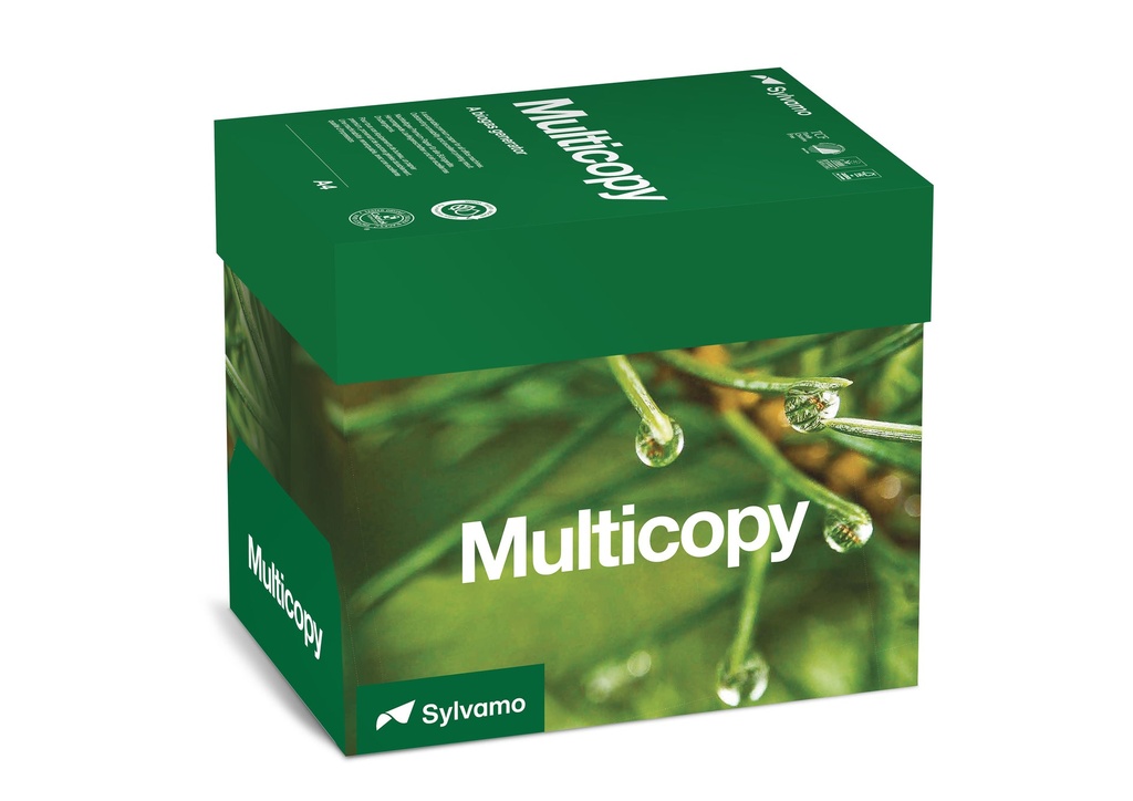 Kopieringspapper Multicopy A4 hålat 80g 500/p