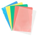 Mapp A4 PP 0,12 sort.färg 10fp