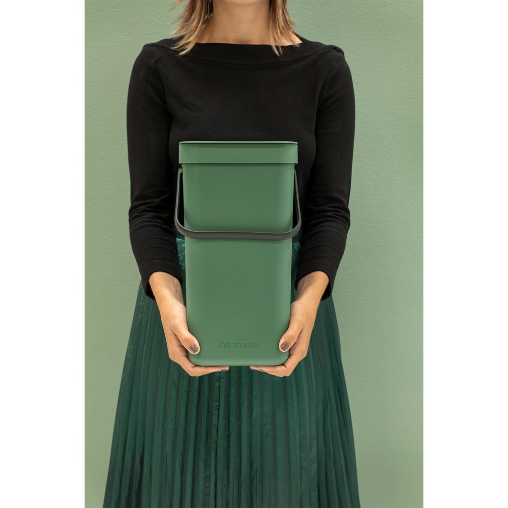 Avfallshink Sort&Go F.Green12L