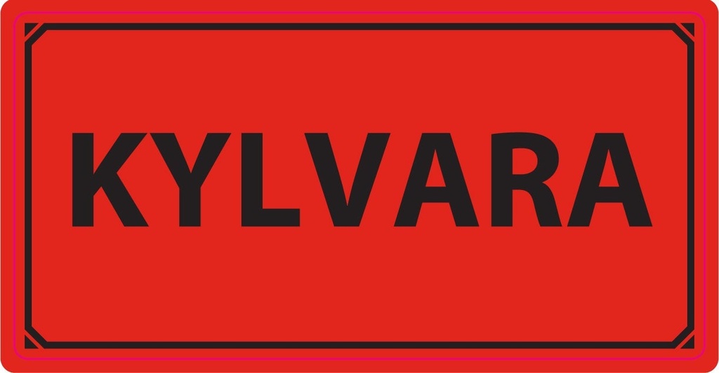 Varningsetikett Kylvara 1000rl