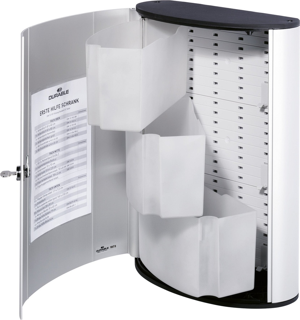 Skåp FIRST AID BOX L silver
