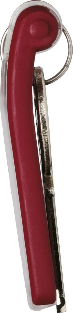 Nyckelbricka KEY CLIP röd 6p