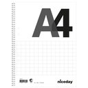 Kollegieblock A4 rut 60g 3/fp