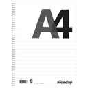Kollegieblock A4 lin 60g 3/fp
