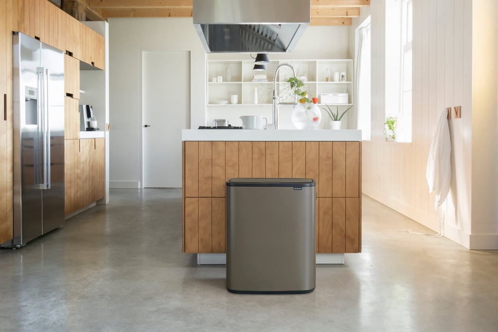 Touch Bin Bo 2x30L platinum
