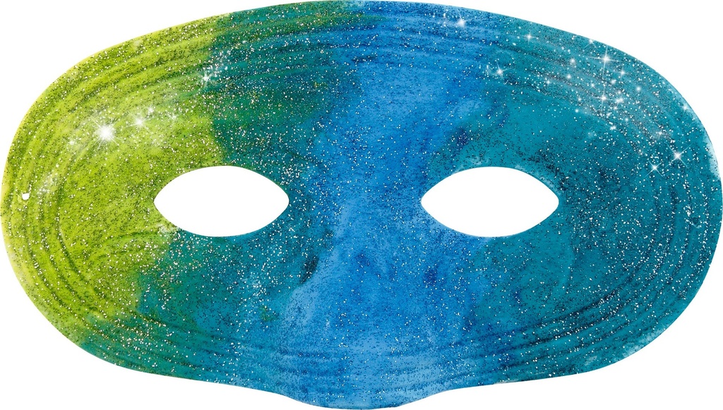Halvmask papp 9,5x18,5cm 10/fp