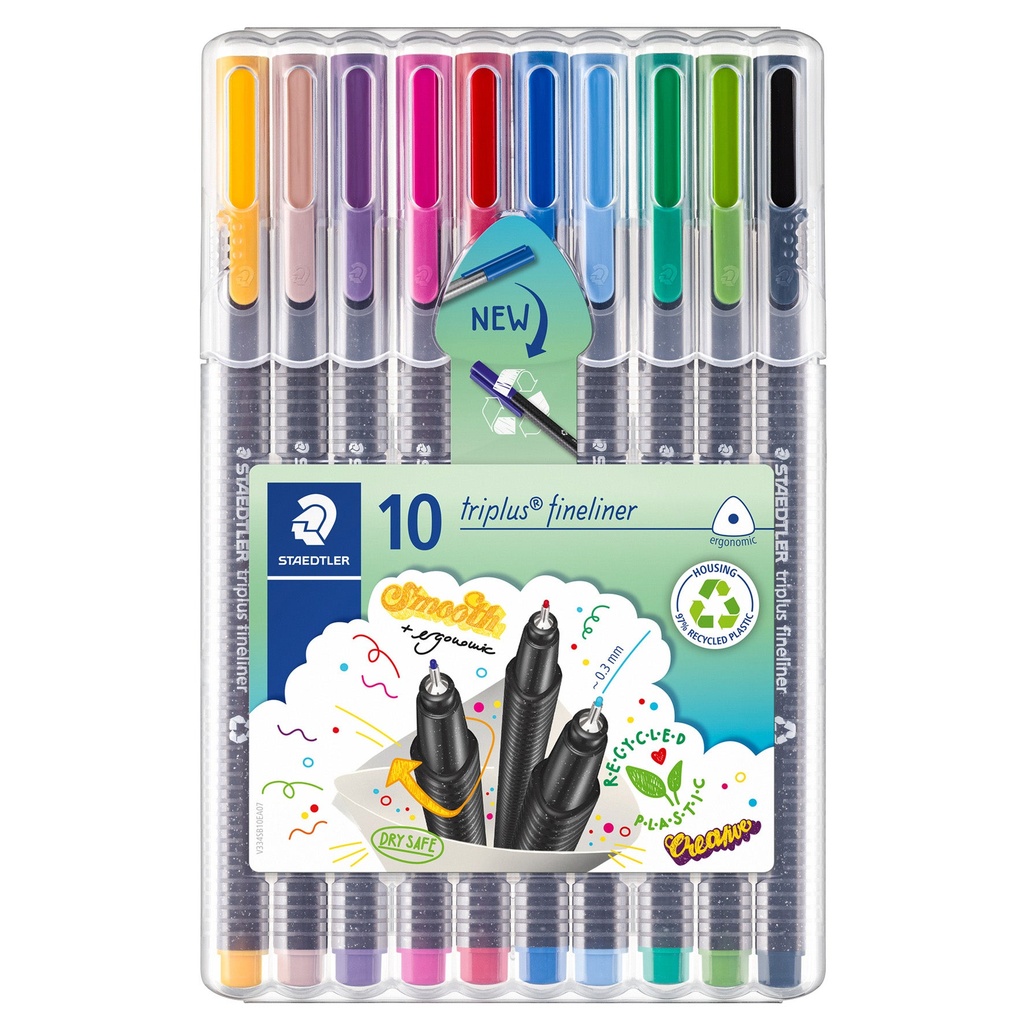 Fiberpenna Staedtler 0,3 10/fp