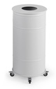 Lock vit cirkelformat hål 180