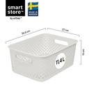 Förvaringsbox  Essence L vit