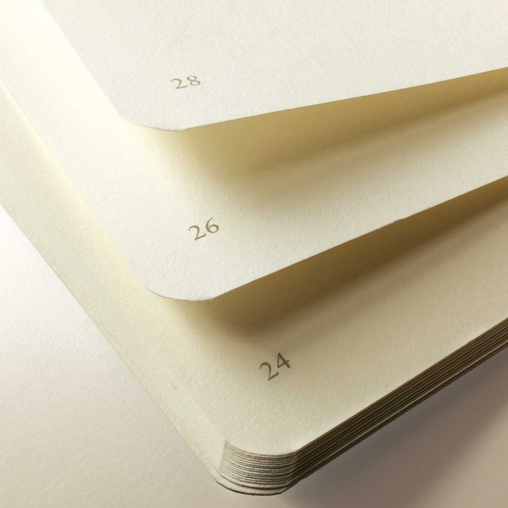 Reporter notepad A6 blank svart
