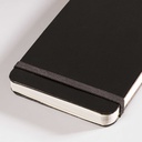 Reporter notepad A6 linj svart