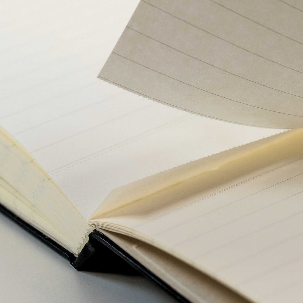Reporter notepad A6 linj svart