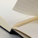 Reporter notepad A6 linj svart