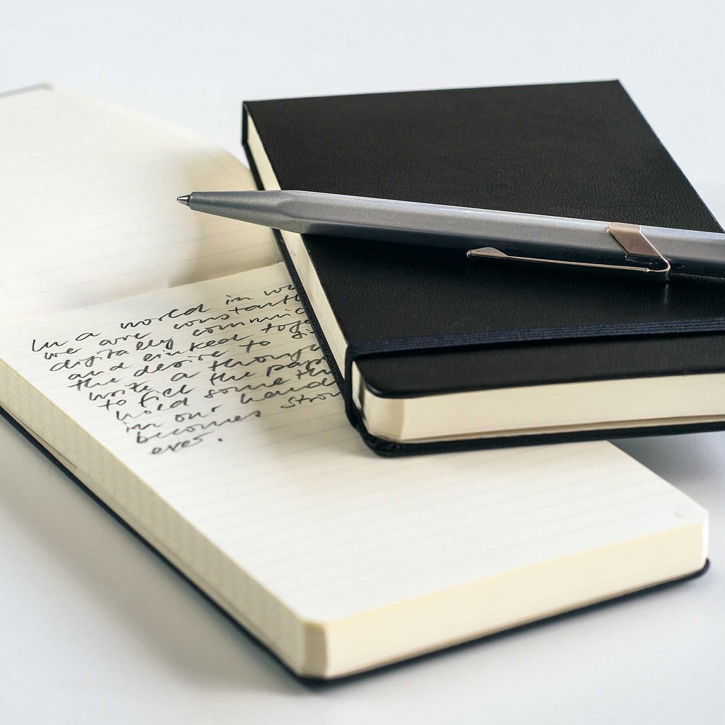 Reporter notepad A6 linj svart