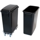 Soptunna Patricia 60L Svart