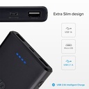 Power Bank 10,000mAh. Svart