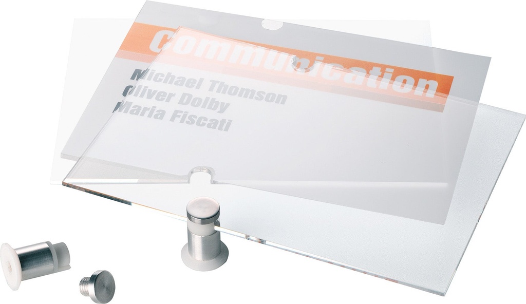 CRYSTAL SIGN 210x148mm transp.