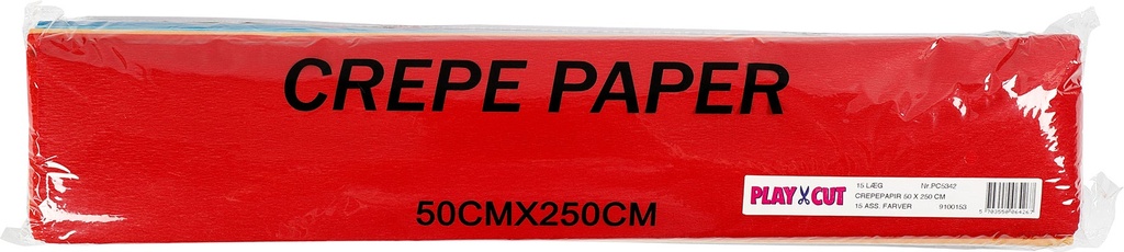 Kräppapper 50cmx2,5m mix 15/fp