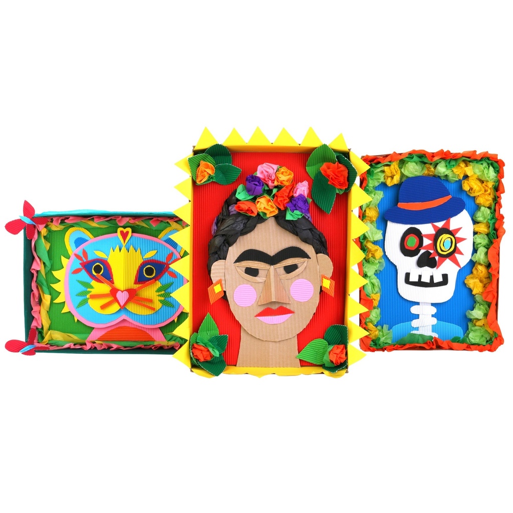 Kräppapper 50cmx2,5m mix 15/fp