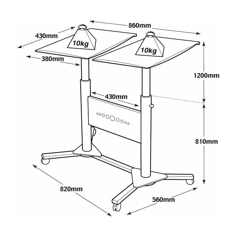 Multi-Media Trolley Nobo