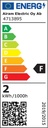LED päronlampa E14 1,6W 160lm