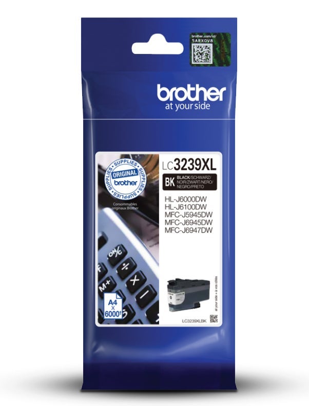 Bläck Brother LC3239XLBK 6k s.