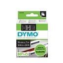 Märkband Dymo D1 vit/sva 19mm