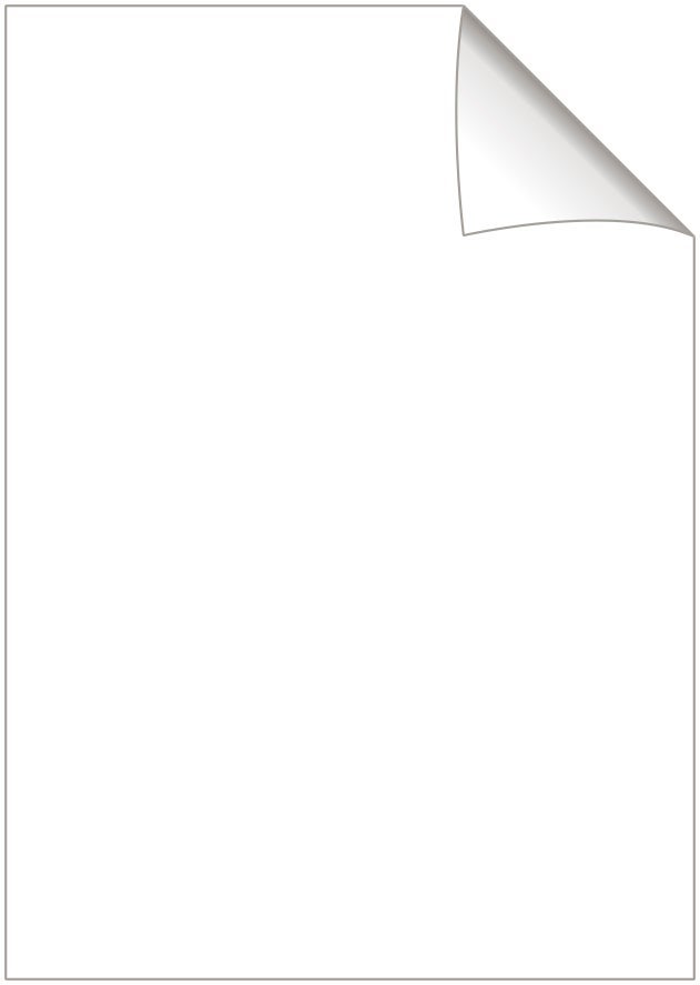 Skrivhäfte A4 blank gul