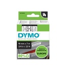 Märkband Dymo D1 svart/vit  19mm