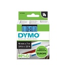 Märkband Dymo D1 sva/blå  19mm