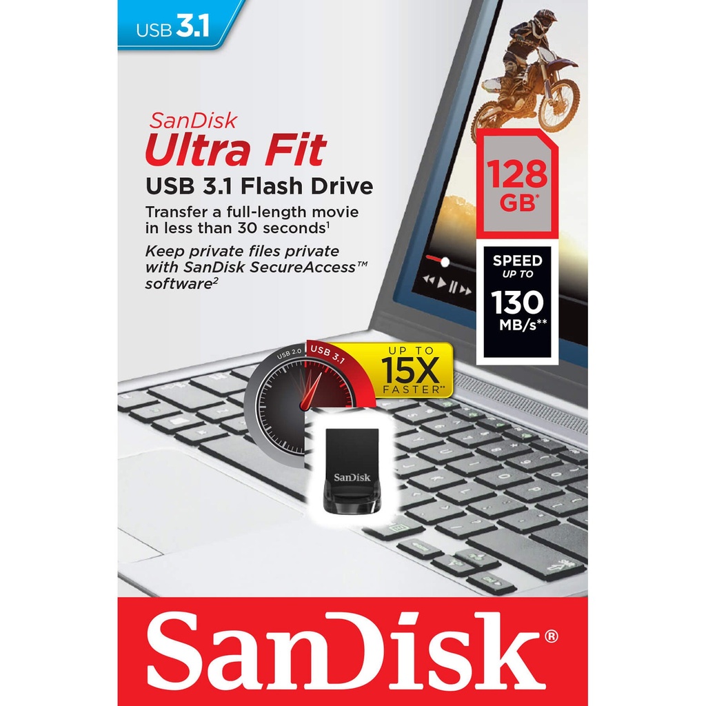 USB SanDisk UltraFit 3.1 128GB