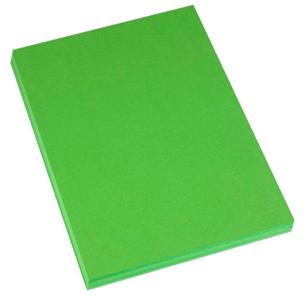 Gladkartong A3 smaragdgr 20/fp
