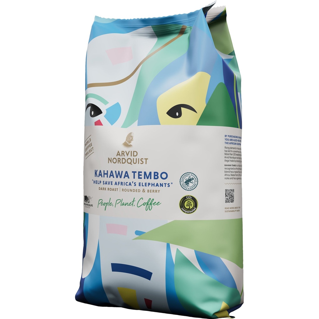 Kaffe Kahawa Tembo mörk 750g