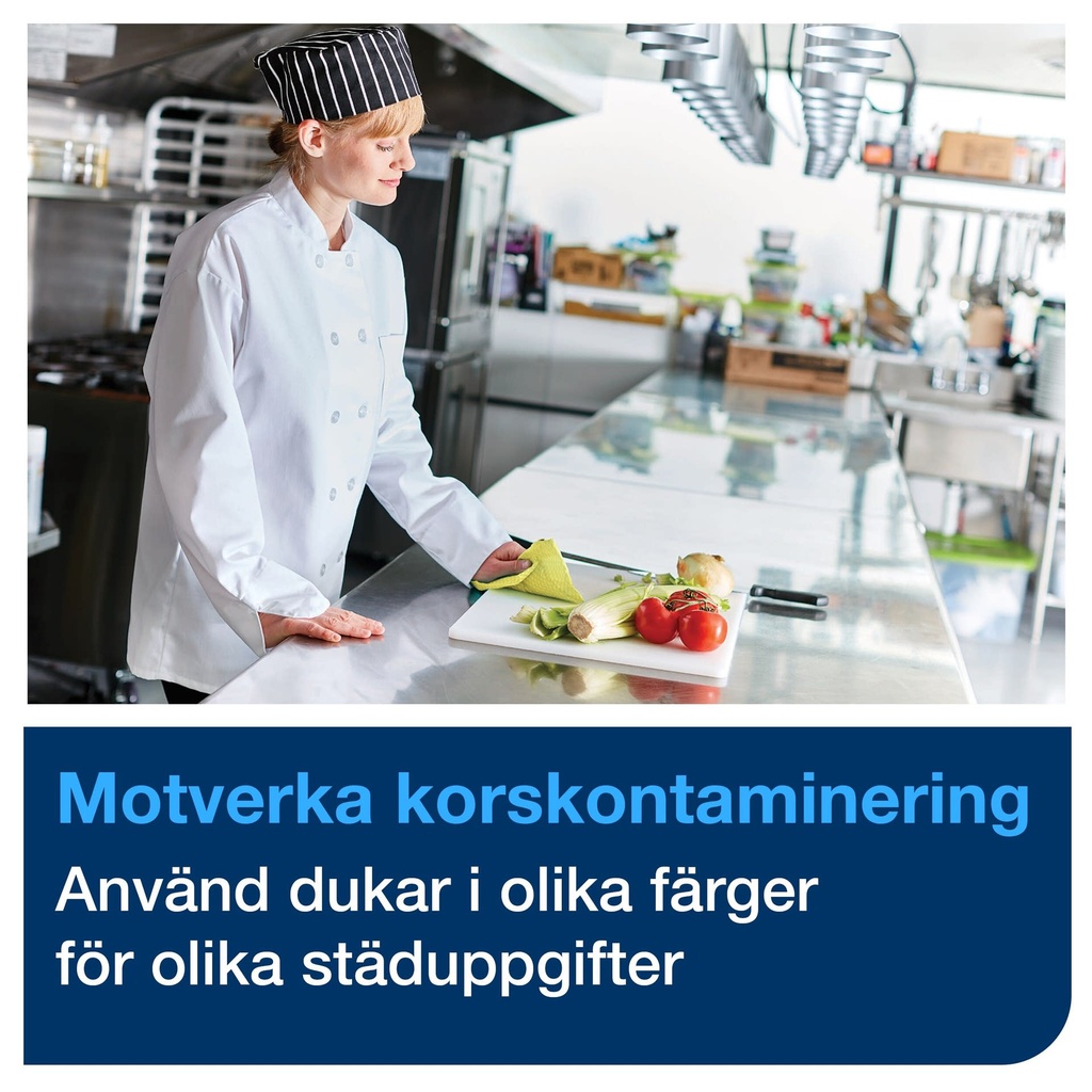 Rengöringsduk Tork Gul W8 40/