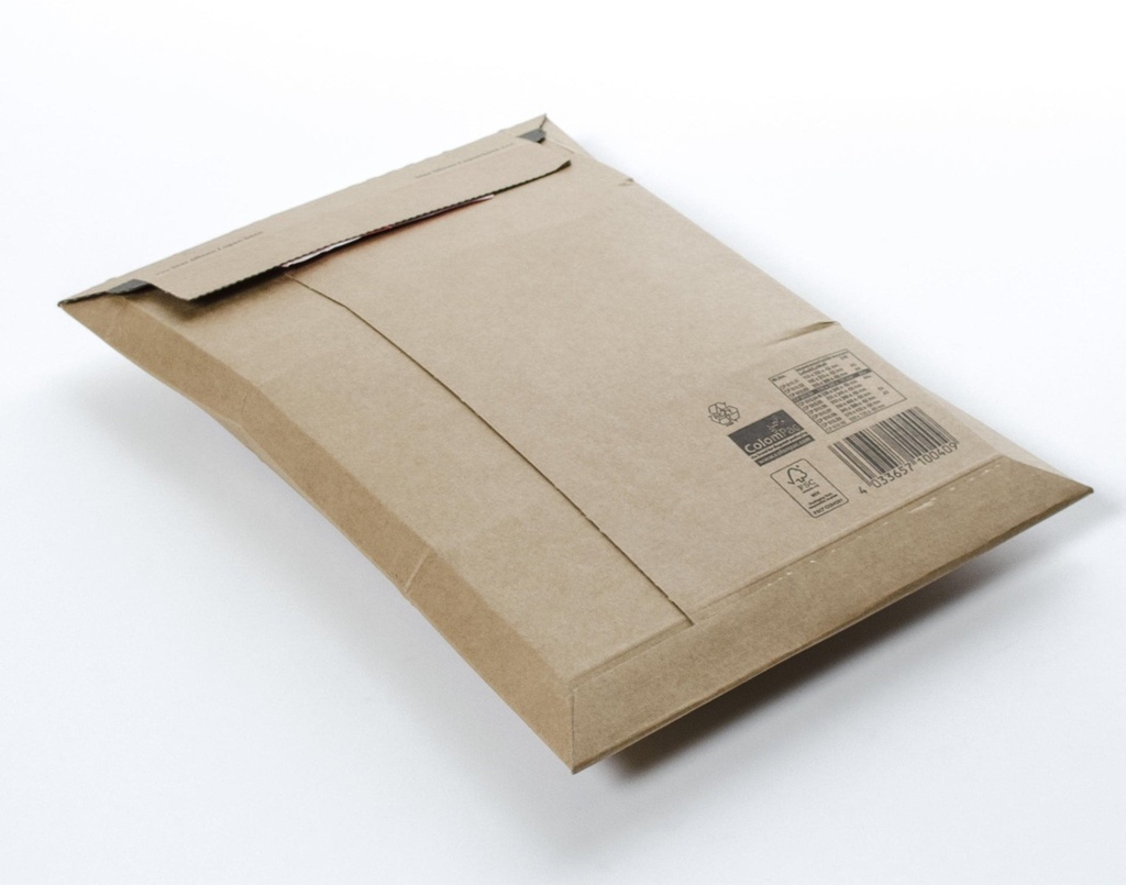Wellkuvert 235x340x35mm Brun